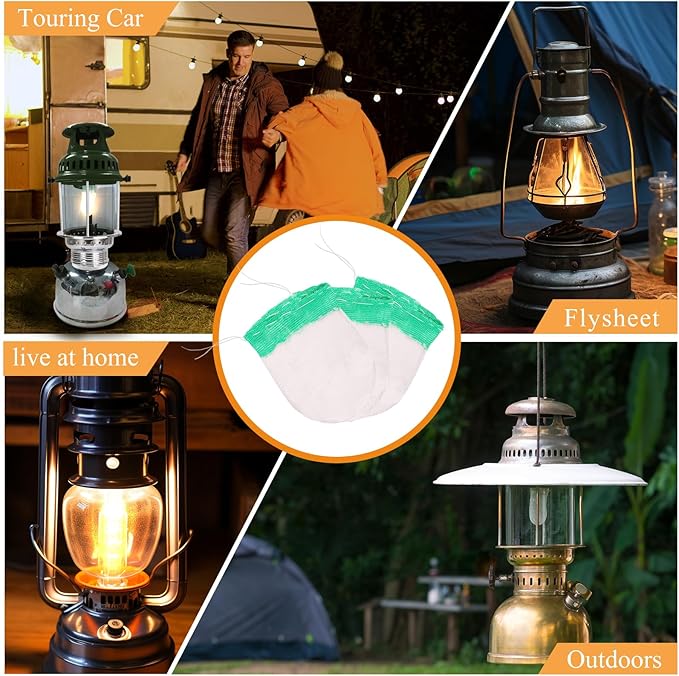 32 Pcs Propane Lantern Mantles, U Shape Mantles for Propane Lantern Gas Lamp Mantles Gas Lantern Mantles Gas Lantern Covers Mantles for Outdoor Camping Lantern…