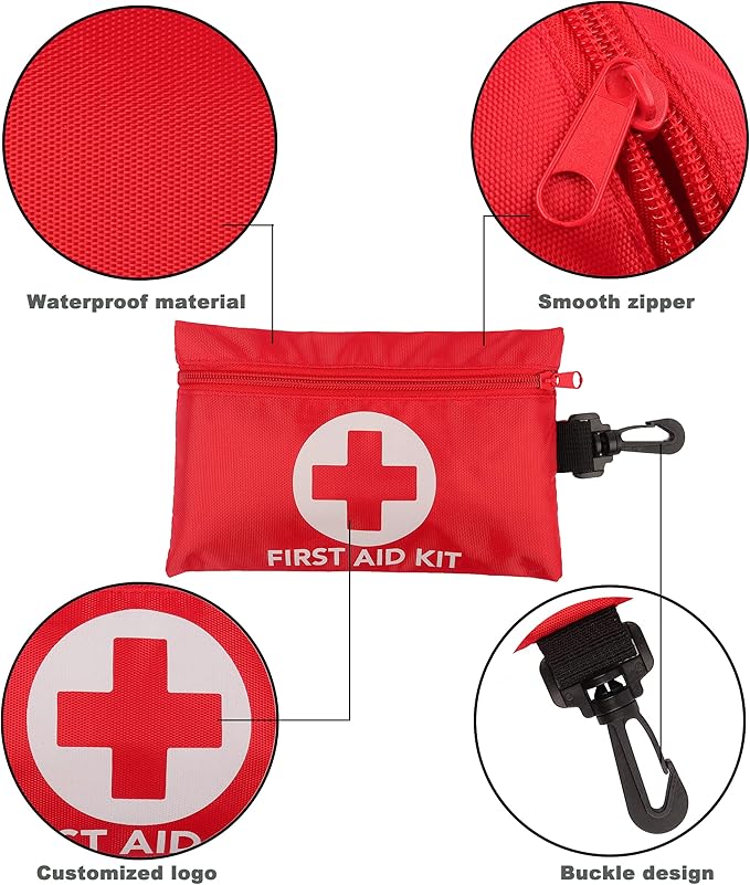 Galaxy 128 Pcs First Aid Kits for Survival Emergency Trauma Military Combat Tactical Hunting Camping Hiking IFAK EMT Bag (__128 Pcs Mini First Aid Kits)