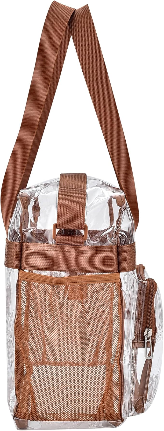 USPECLARE Clear Tote Stadium Approved, Security Travel & Gym Clear Bag for Work Sports Games Concerts