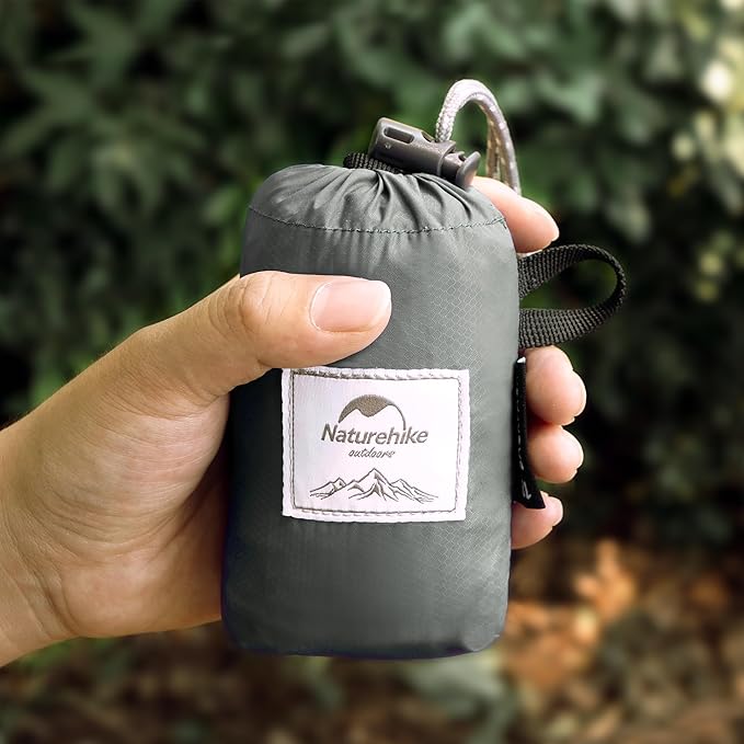 Naturehike 18L Lightweight Hiking Backpack, Waterproof Camping Packable Backpack Ultralight for Travel, Airplane, Small Hiking Daypack for Adults, Grey