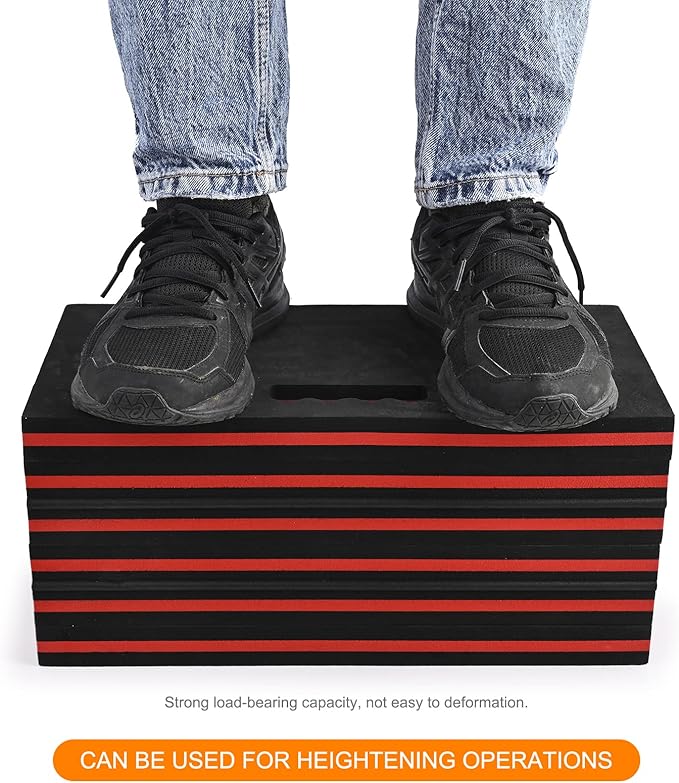 FOSHIO Foldable EVA Mat with Carrying Handles - Thick Kneeling Mat for Mechanics, Garage, Picnicking, Gardening, Camping, Home Gym