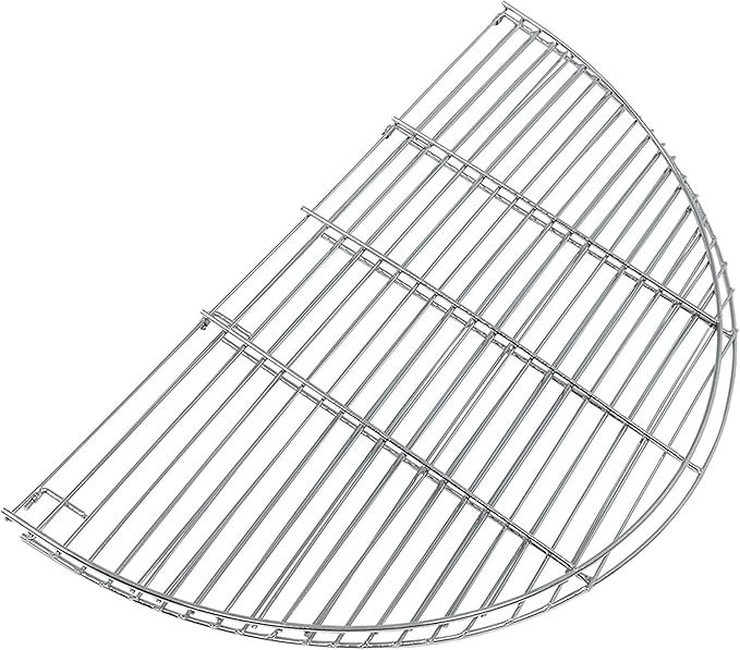 Sunnydaze 40-Inch Heavy-Duty Foldable Chrome-Plated Fire Pit Cooking Grill Grate