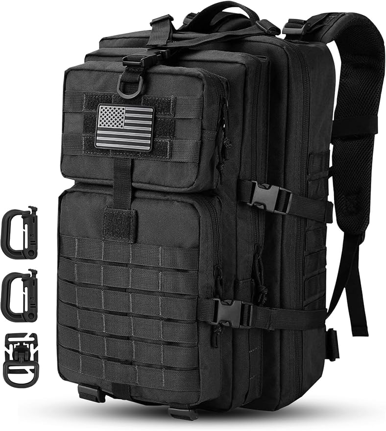 MOLLE Assault Pack, Tactical Backpack Military Army Camping Rucksack, 3-Day Pack