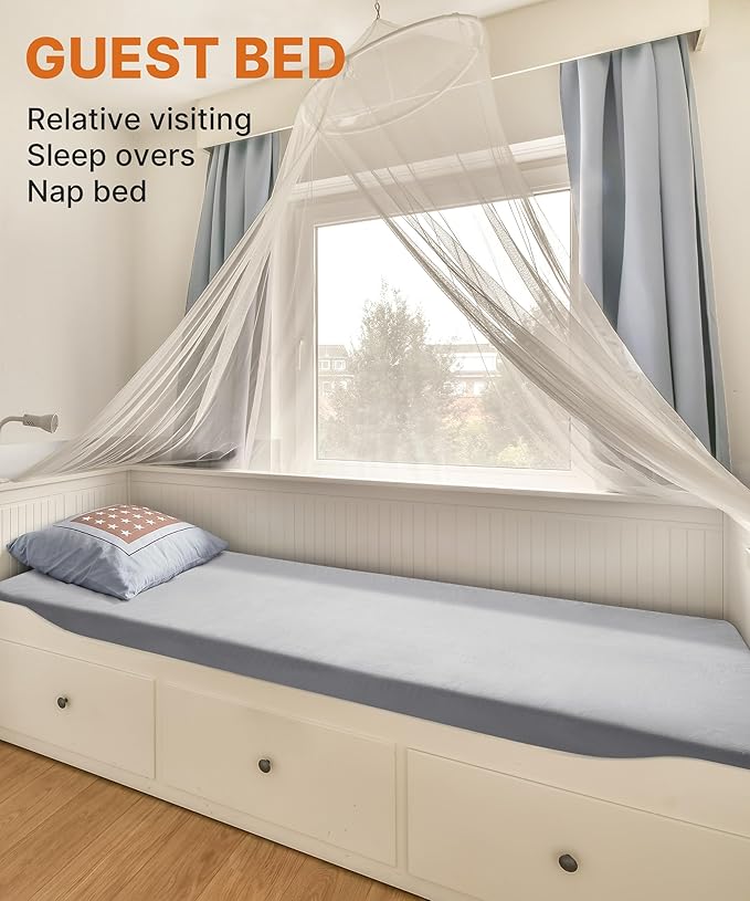 4 INCH Thick Foam Camping Mattress [Car/Tent/Cot] 30D Foam Portable Floor Sleeping Mat Cot Pad Roll Up Mattress for Guests Sleepovers RV Truck Camper