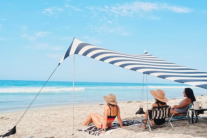 Neso Tents Grande Beach Tent, 7ft Tall, 9 x 9ft, Reinforced Corners and Cooler Pocket