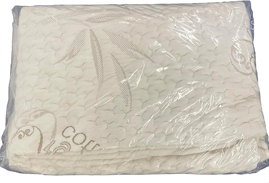 FoamRush 6" Bunk (32" x 75") Soft, Fitted, Zippered Mattress Cover Replacement, Premium Cotton, Waterproof, Non Skid Bottom, Mattress Pad Cover, Mattress Not Included