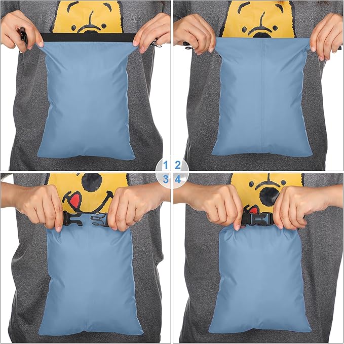 Shappy 12 Pcs Waterproof Dry Bag Set 6 Sizes Lightweight Sacks and Long Adjustable Shoulder Strap Outdoor Water Proof Keep Gear Dry Bag Stuff Sacks for Backpacking, Boating, Hiking, Camping (Macaron)