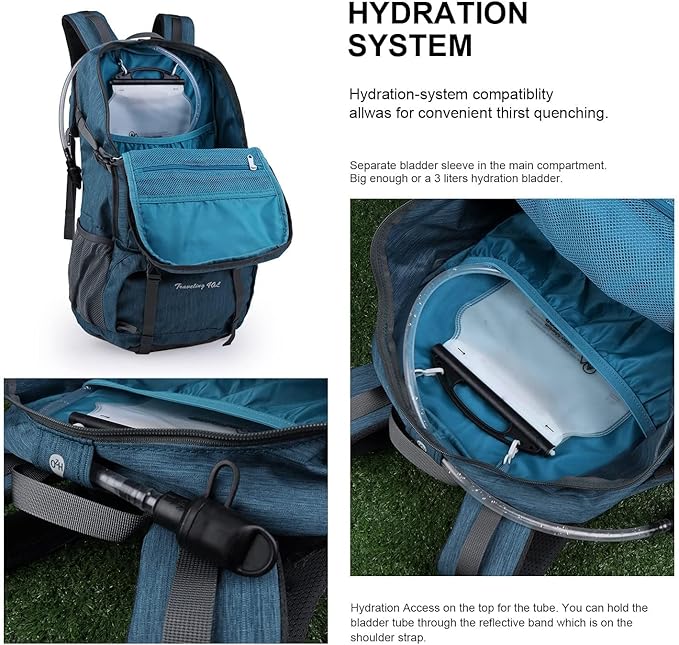 MOUNTAINTOP 40L Hiking Backpack Lightweight Travel Backpack for Men&Women Outdoor Camping Backpacking