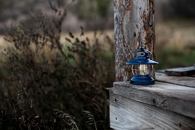Barebones Edison Mini Vintage Adjustable LED Compact Outdoor Lantern - Essential Gear for Camping, Hiking, Fishing, Tents and Outdoor Adventures