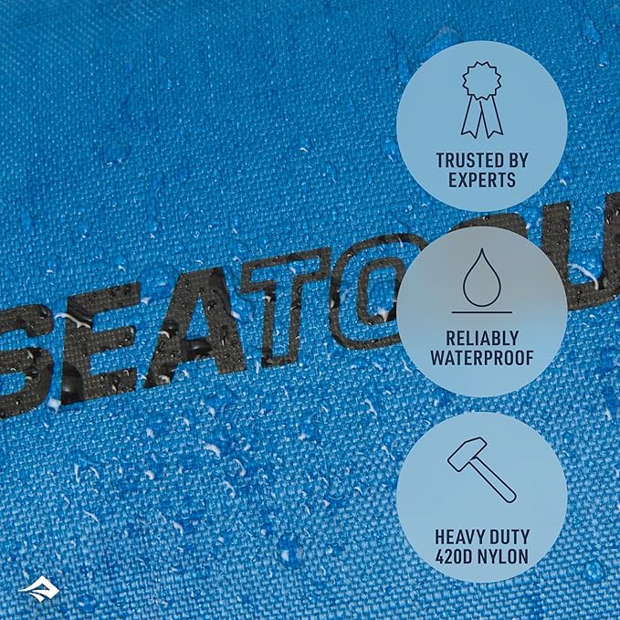 Sea to Summit Big River Dry Bag, Heavy-Duty Dry Storage, 13 Liter, Jet Black