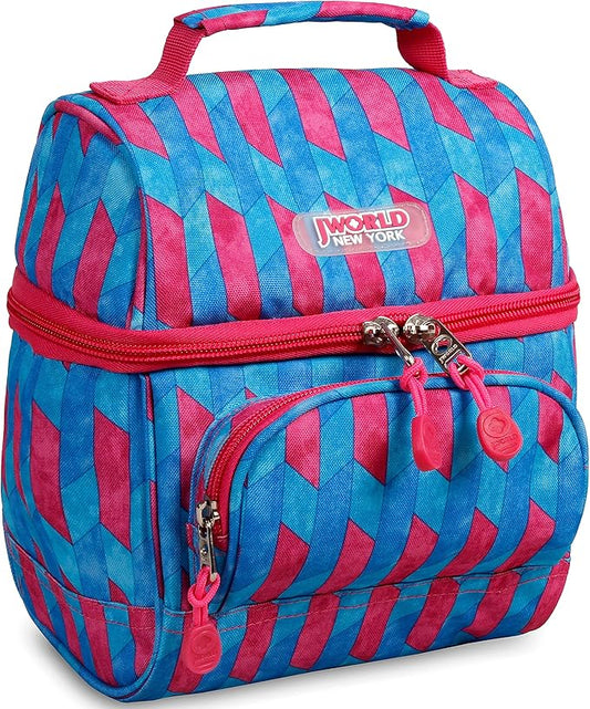J World Corey Kids Lunch Bag. Insulated Lunch-Box for Boys Girls, Nordic