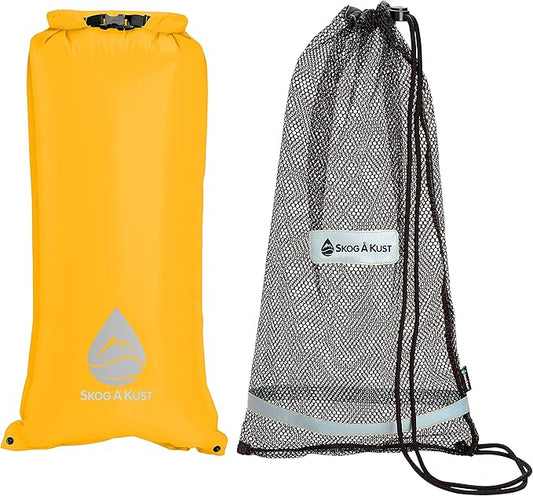 Skog Å Kust SnorkelSak 2-in-1 Mesh Snorkel Bag with Removable Interior Waterproof Dry Bag