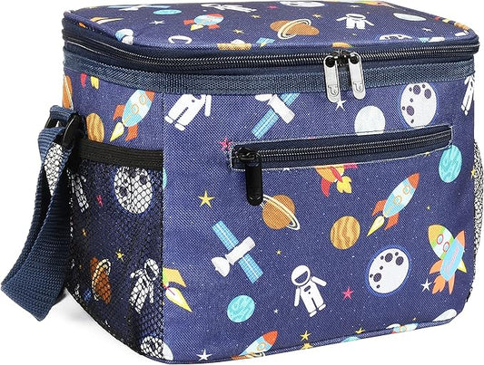 Tirrinia Insulated Lunch Box for Men/Women, Leakproof Thermal Lunch Bag for Office Picnic Work Beach Camping,Reusable Lunch Cooler Tote for Adult, Space
