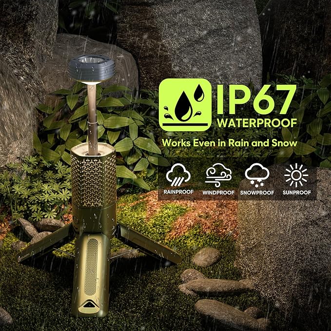 YOUKOYI Camping Light with Telescopic and Collapsible Portable Night Light 10500mAh Battery Magnetic Base Flash Light, IP67 Waterproof Lantern for Hiking Camping Adventure Emergency Lighting