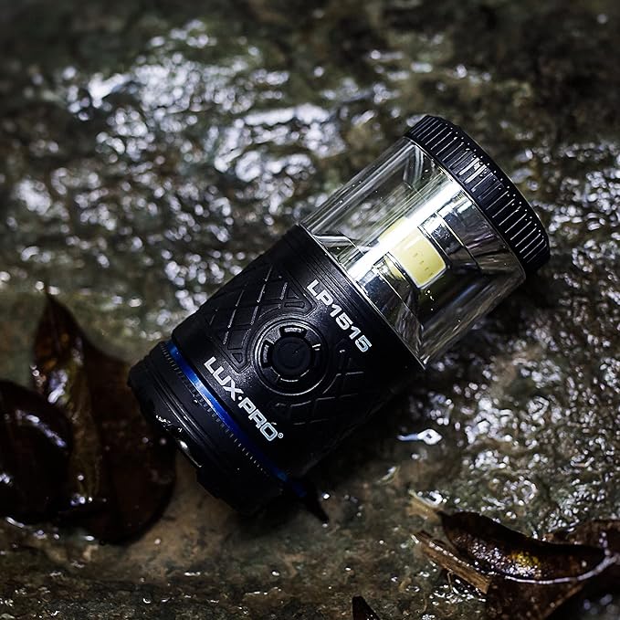 LUXPRO Waterproof, Floating Rugged Camping LED Lantern w/340 Lumens - LP1515