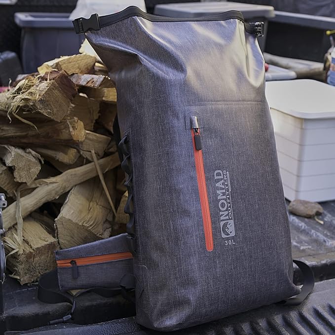 | Maverick 30L - Waterproof Backpack Roll-Top Dry Bag for Kayaking, Rafting, Boating, Surfing, Hiking, Camping, Fishing