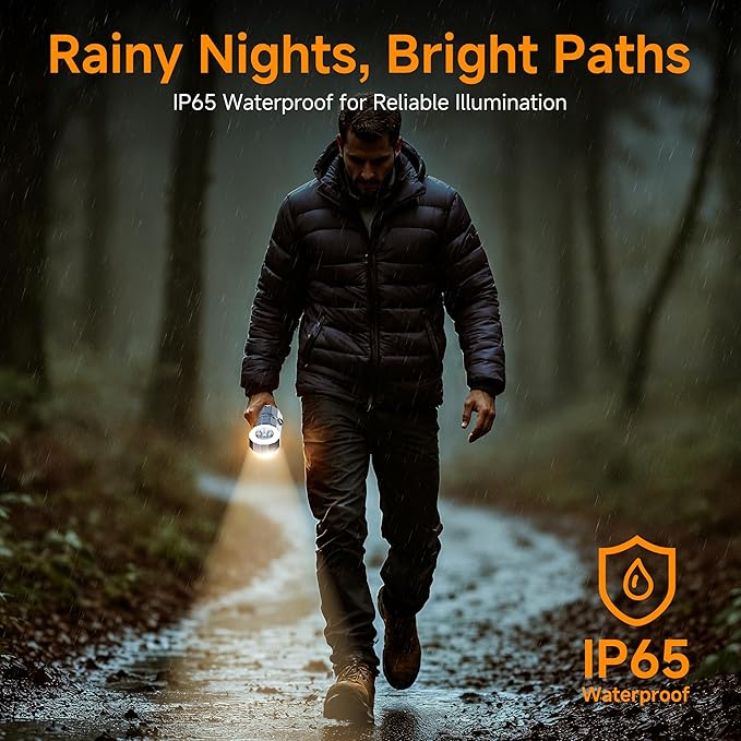 Rechargeable 20000mAh Camping Light, Telescopic Camping Lights, Collapsible Magnetic Camping Lantern with Stand IPX6 Waterproof Flashlights, Camping Lamp for Emergency, Hiking