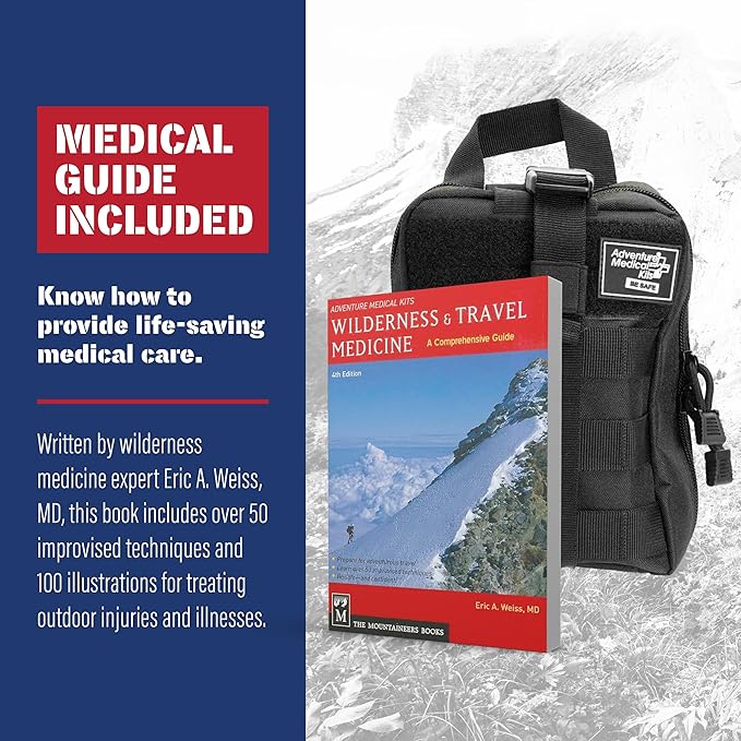 Adventure Medical Molle Bag Trauma Kit 2.0 (Black Bag)