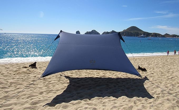 Neso Tents Grande Beach Tent, 7ft Tall, 9 x 9ft, Reinforced Corners and Cooler Pocket