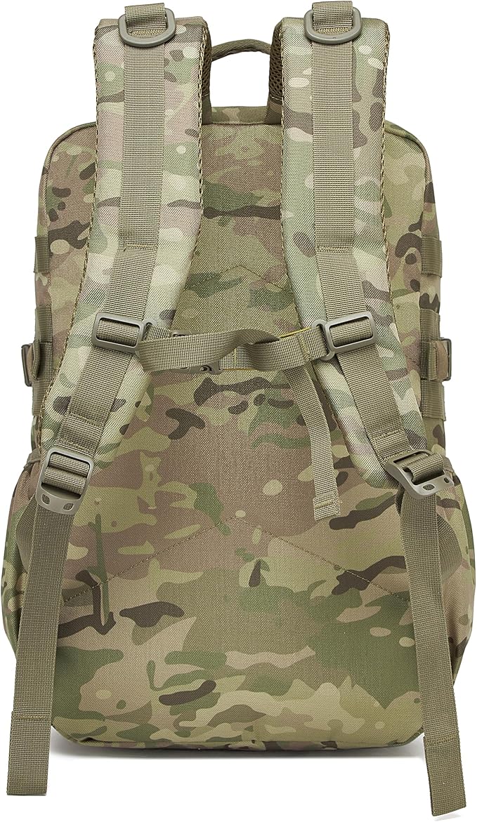 Wotony Tactical Backpack - Military waterproof backpack with multiple pockets and tactical gear for the outdoors (CP, 25L)