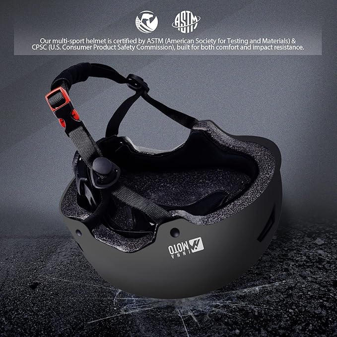 Skateboard Helmet for Adults - Adjustable Certified Safety Adults Helmet for Skateboarding Bike Bicycle Scooter Cycling Skate Skating Multisport Helmets for Women Men Boys Girls Kids Youth