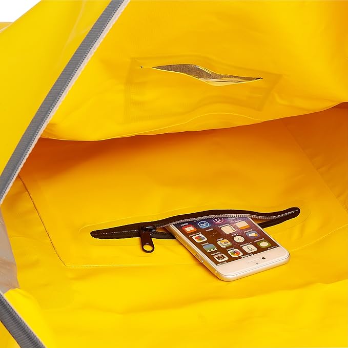 Skog Å Kust Duffelsak Heavy Duty Waterproof Duffel - Gear Bag for Sports, Travel, & More - 40L Yellow