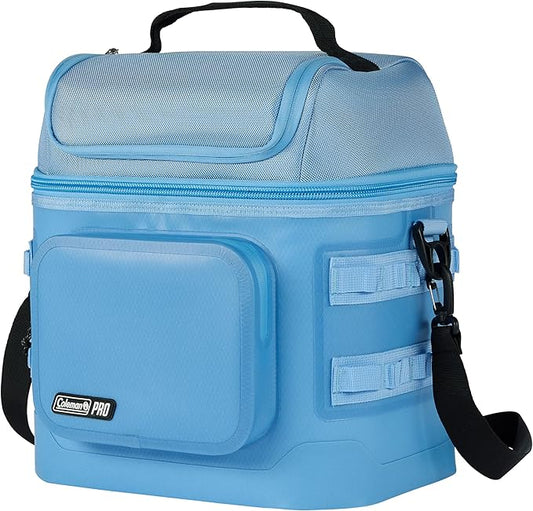 Coleman Pro 24-Can Premium Soft Cooler Lunchbox, Fully Insulated Lid & Body Stays Cold up to 35 Hours