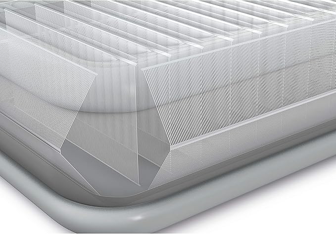 Intex Comfort Dura-Beam Airbed Internal Electric Pump Bed Height Elevated (2020 Model)