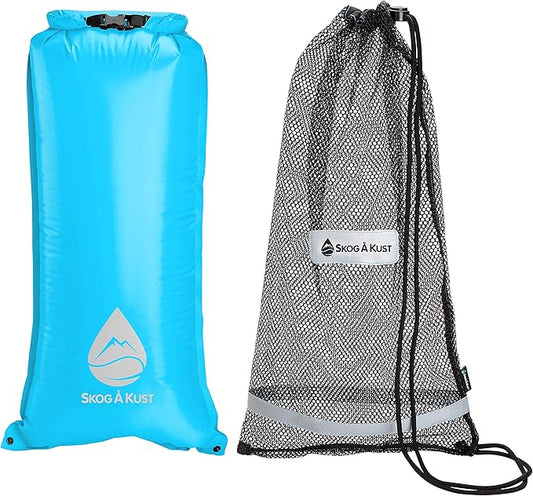 Skog Å Kust SnorkelSak 2-in-1 Mesh Snorkel Bag with Removable Interior Waterproof Dry Bag