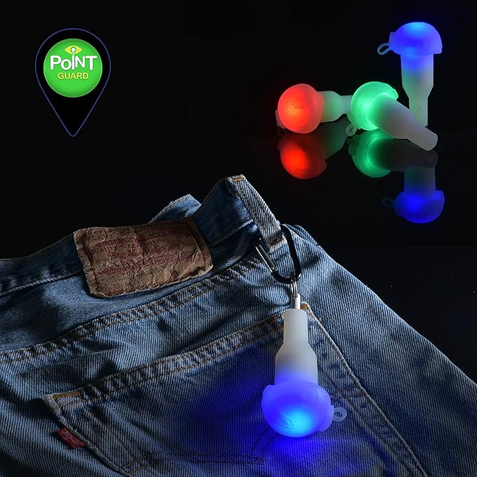 GREEN ELEPHANT Tarp Pole Light – USB Rechargeable LED Point Guard for Camping, Hiking, Biking, Fishing, Festivals, Emergencies - No Standalone Lithium Batteries Sold