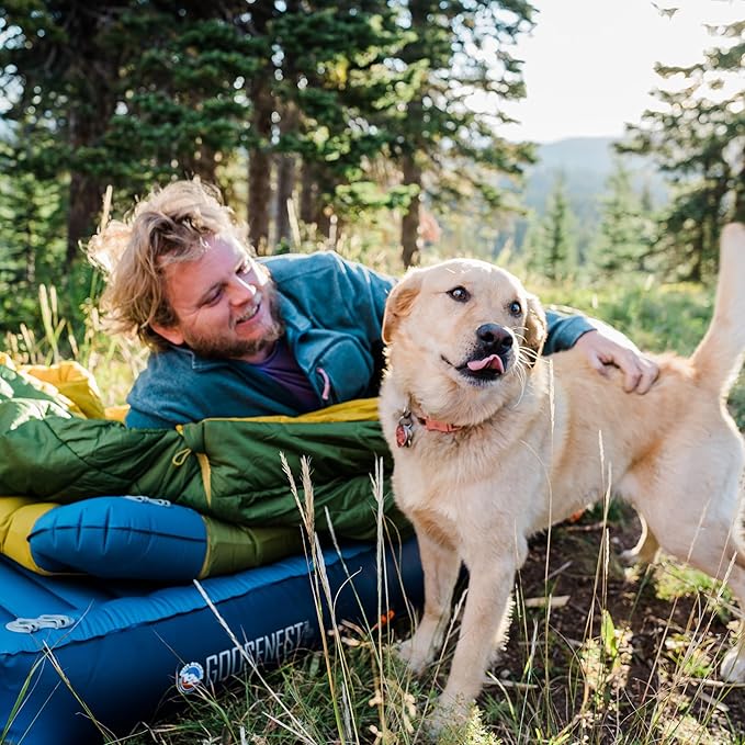 Big Agnes, Boundary Deluxe, Insulated Sleeping Pad, Long, Gibraltar Sea, (20X78)