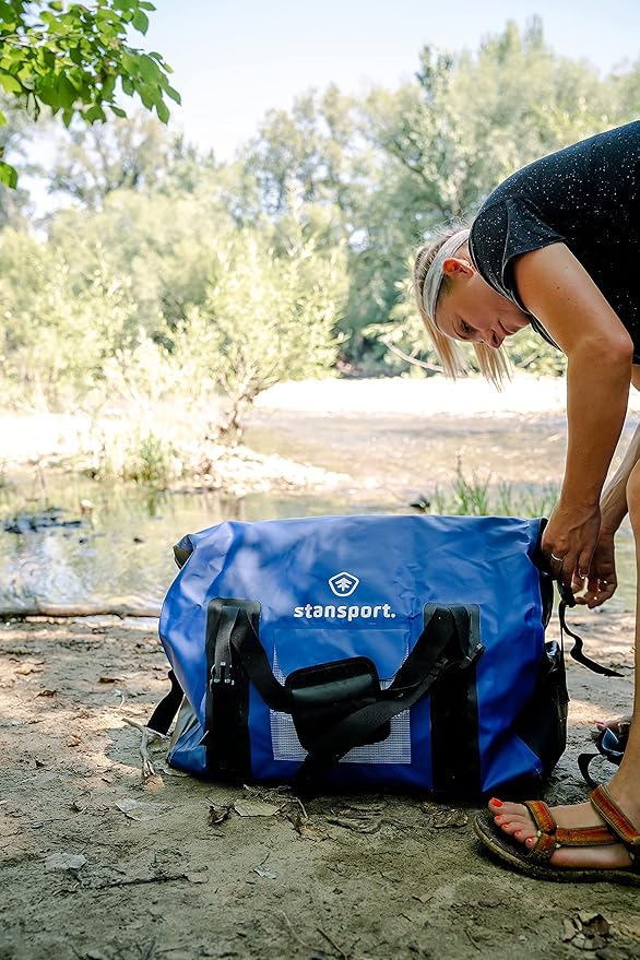 Stansport Waterproof Dry Gear Duffel Bag - 65 Liter (19.82 Gallon)