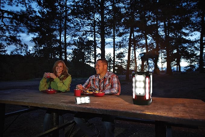 Coleman Multi-Panel LED Lantern: Rechargeable, Water-Resistant, Magnetic Light Panels, Built-In Flashlight, USB Charging Port; Excellent for Camping, Hunting, Emergencies, etc