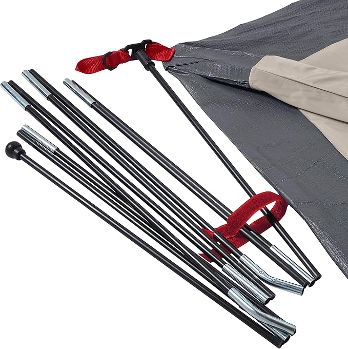 Coleman Skydome Tent with 5 Minute Setup, 2/4/6/8 Person Weatherproof Tent with Rainfly & Carry Bag, 20% More Headroom Than Traditional Tents