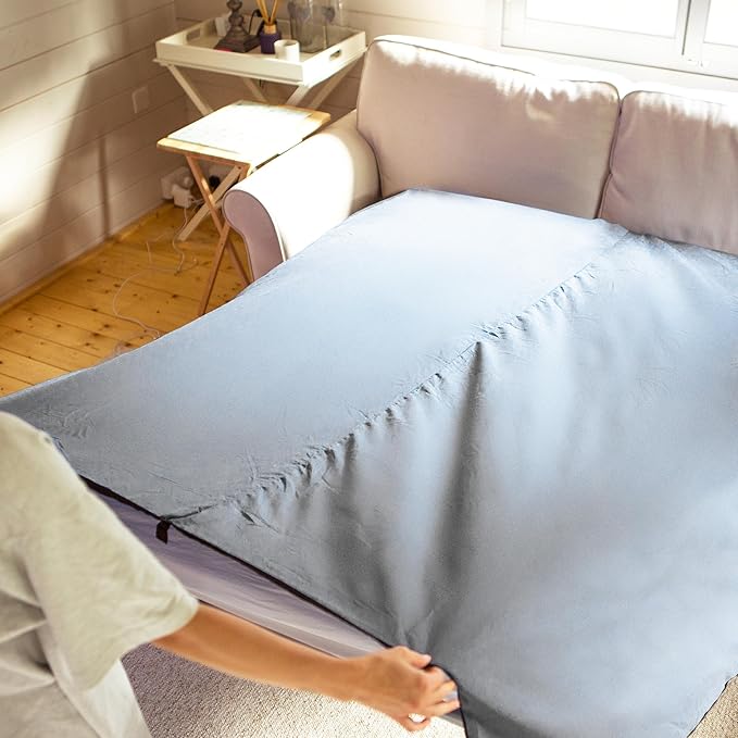 Sport 2-in-1 Sleeping Bag Liner and XL Sized Travel Sheet - Ultra Lightweight Sleep Liner Double Travel Bed Sheet - Inlett Inlay