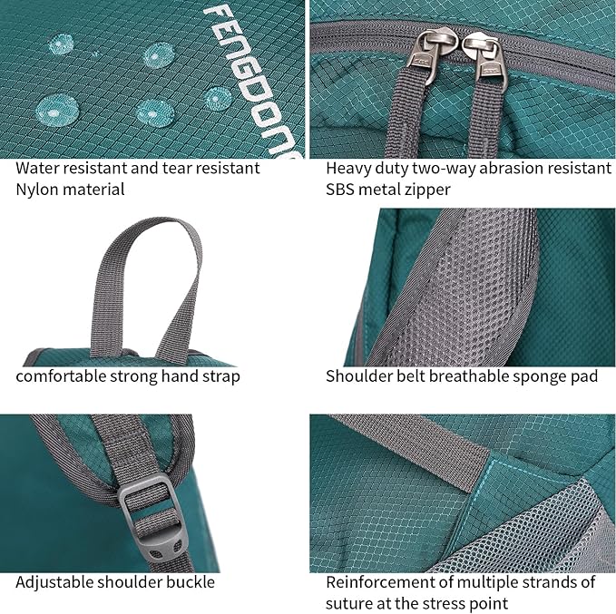 35L Lightweight Foldable Waterproof Packable Travel Small Hiking Backpack Daypack for men women