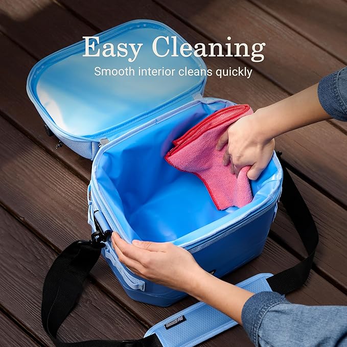 Coleman Pro 24-Can Premium Soft Cooler Lunchbox, Fully Insulated Lid & Body Stays Cold up to 35 Hours