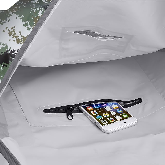 Skog Å Kust Duffelsak Heavy Duty Waterproof Duffel - Gear Bag for Sports, Travel, & More - 60L DigiCamo