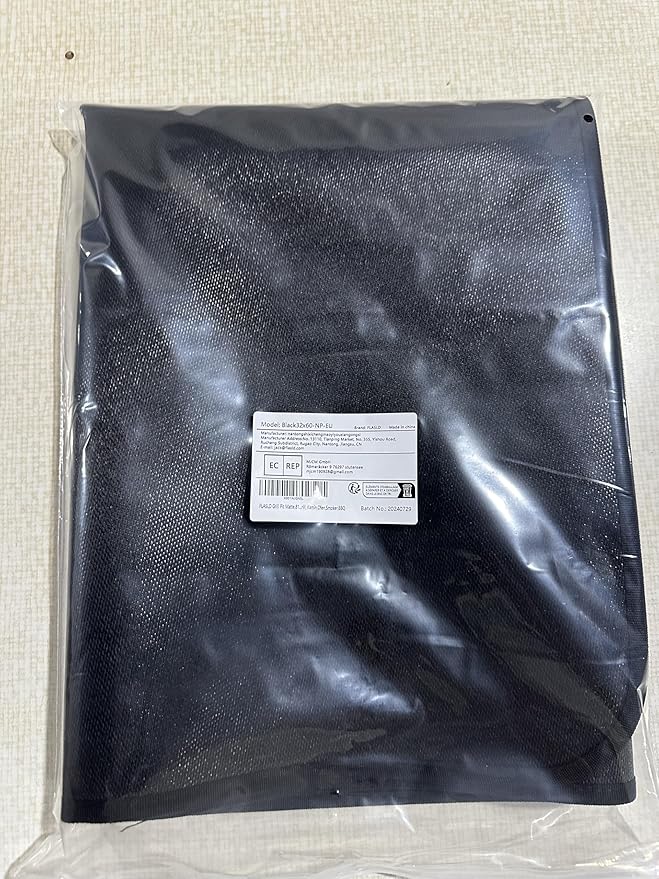 FLASLD Fireproof Under Grill Mat, 60x32 inch Grill Protector Under Desk, Outdoor BBQ Deck Mat for Fire Pit, Grill, Fireplace, Stove, Smoker