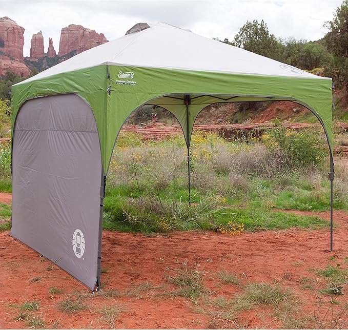 Coleman Sidewall Accessory for 10x10ft Pop-Up Canopy Sun Shelters Removable Shelter Wall to Block Sun Wind & Rain UPF 50+ Protection