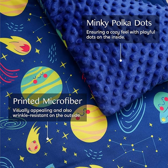 JOIEDOMI Toddler Nap Mat for Preschool 55''x30'' Sleeping Mat with Removable Pillow and Minky Blanket for Kids Ages 3-7 Roll Up Soft Kids Sleeping Bag for Boys Girls Kindergarten Daycare Sleepover