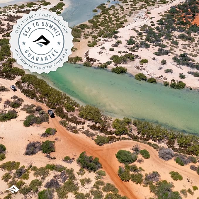 Sea to Summit eVac Dry Bag, Roll-Top Compression Sack, 8 Liter, Beluga Black