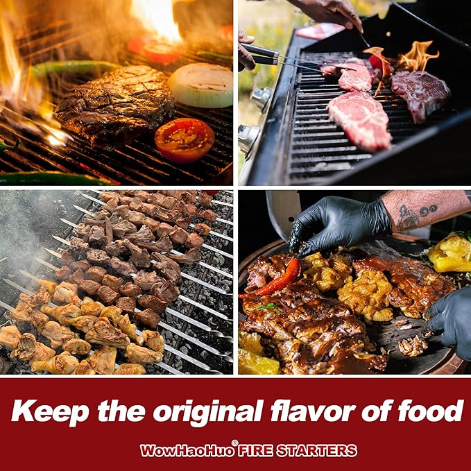 165Pcs Fire Starters for Fireplace, Campfire, BBQ, Grill Starter - All-Weather Firestarter - Charcoal Starter for Indoor and Outdoor