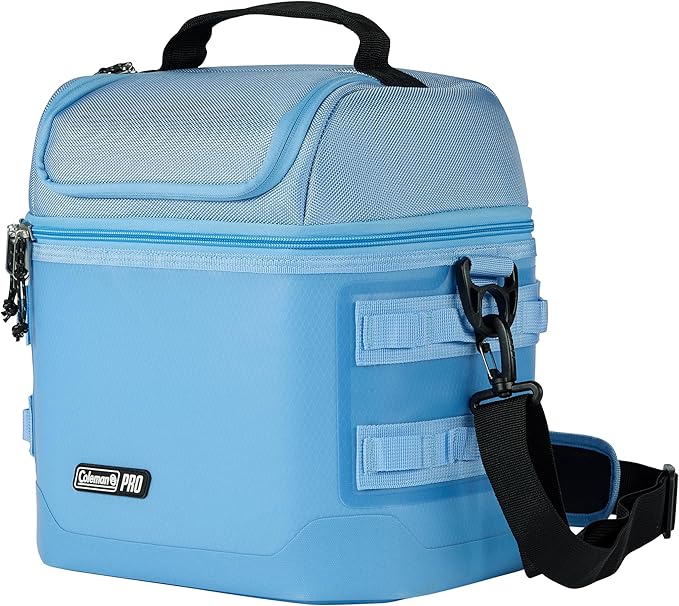 Coleman Pro 16-Can Premium Soft Cooler Lunchbox, Fully Insulated Lid & Body Stays Cold up to 30 Hours