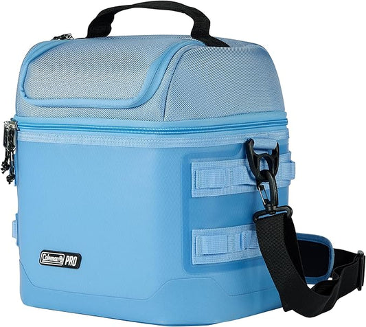 Coleman Pro 16-Can Premium Soft Cooler Lunchbox, Fully Insulated Lid & Body Stays Cold up to 30 Hours