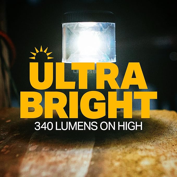 LUXPRO Waterproof, Floating Rugged Camping LED Lantern w/340 Lumens - LP1515