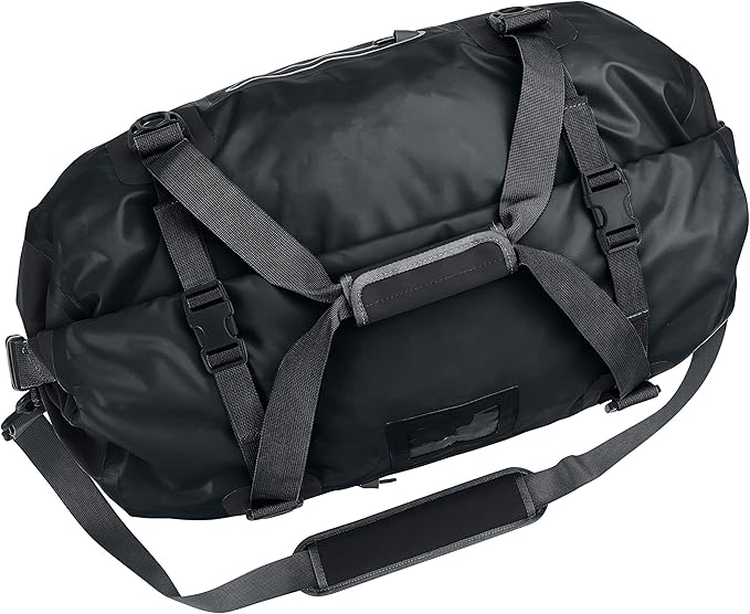 Skog Å Kust Duffelsak Heavy Duty Waterproof Duffel - Gear Bag for Sports, Travel, & More - 60L Black