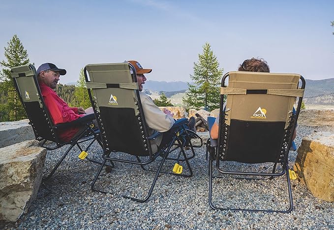 GCI Outdoor FreeForm Zero Gravity Chair, Black