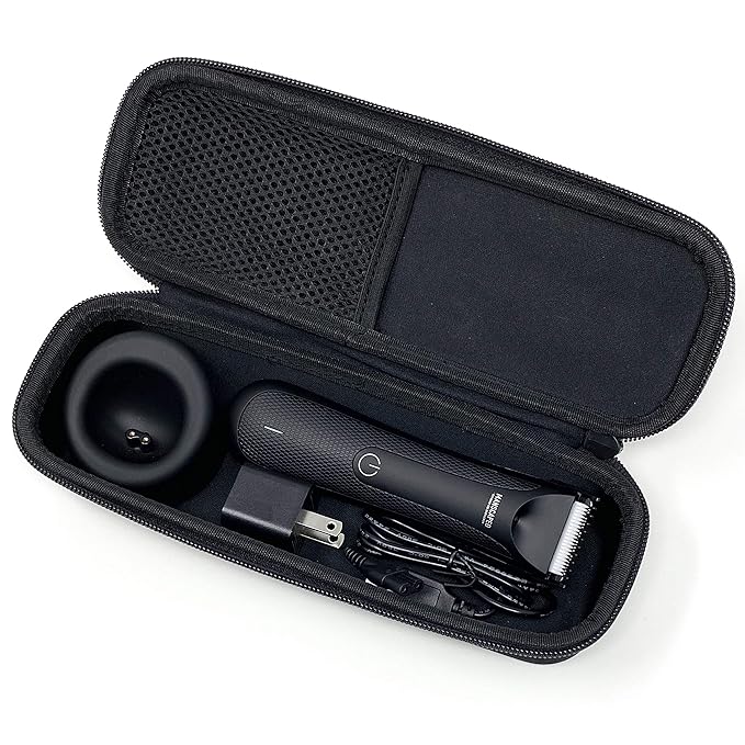 Arber Hard Case for Manscaped Lawn Mower 5.0, 4.0 or 3.0 Trimmer - Protective Travel Toiletry Organizer for Trimmer and Accessories, for Grooming, Shaving and Essentials - Case Only