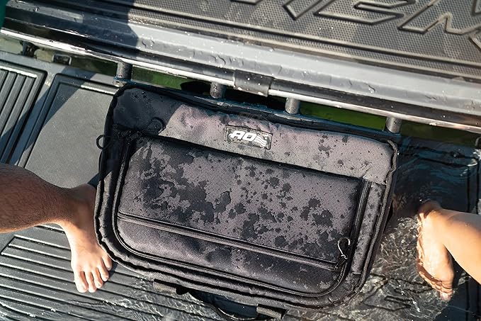 AO Coolers Stow N' Go Cooler, Low-Profile, Leakproof with High-Density Insulation, Holds Ice for 24 Hours, HD Carbon Black, 38 Pack